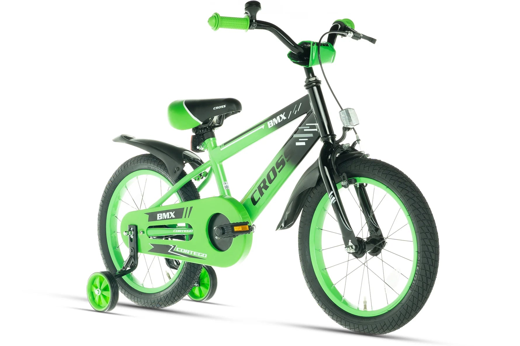 Cortego BMX Cross Jungenfahrrad Grün 16 Zoll