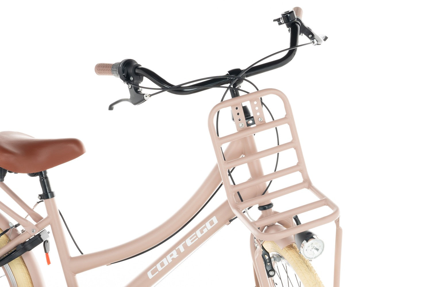 Cortego Transporter Mädchenfahrrad 24 Zoll – 7 Gänge – Lachs