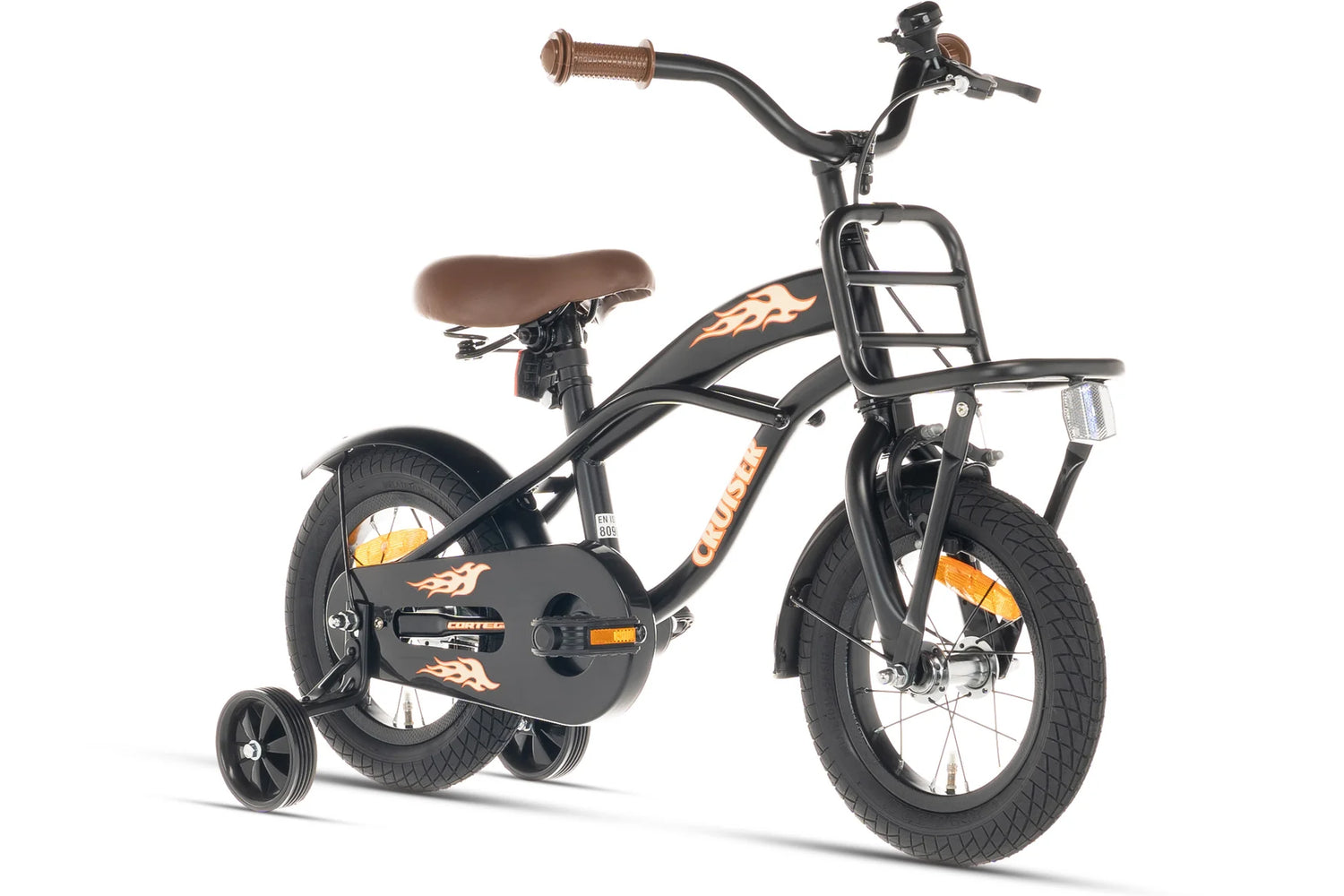 Cortego Cruiser Plus Jungenfahrrad Schwarz 12 Zoll