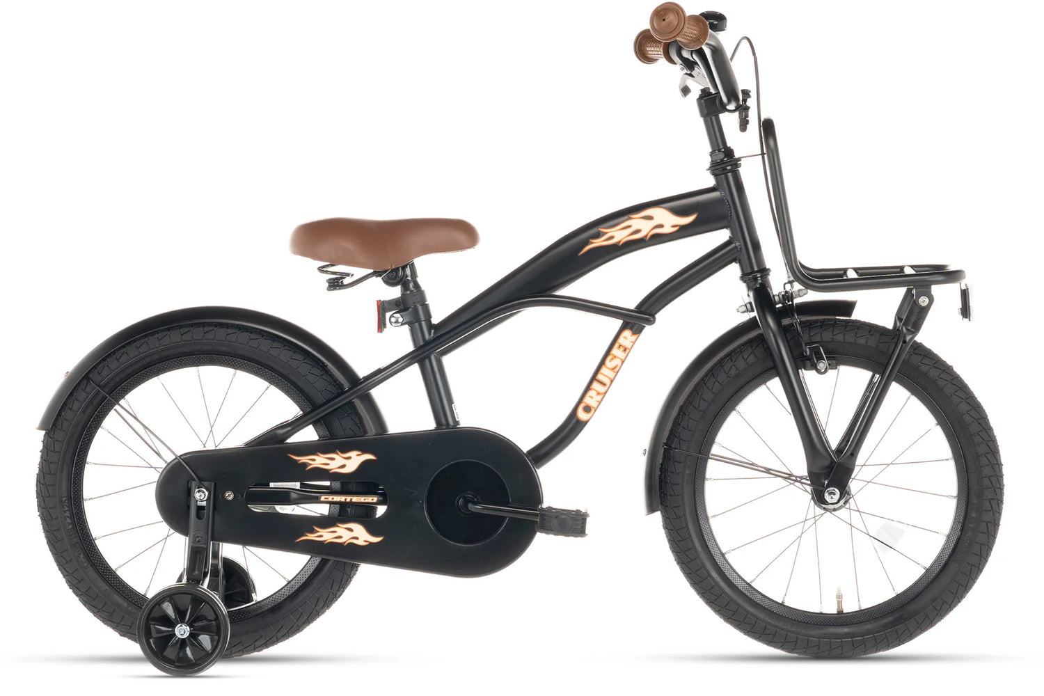 Cortego Cruiser Plus Jungenfahrrad Schwarz 16 Zoll