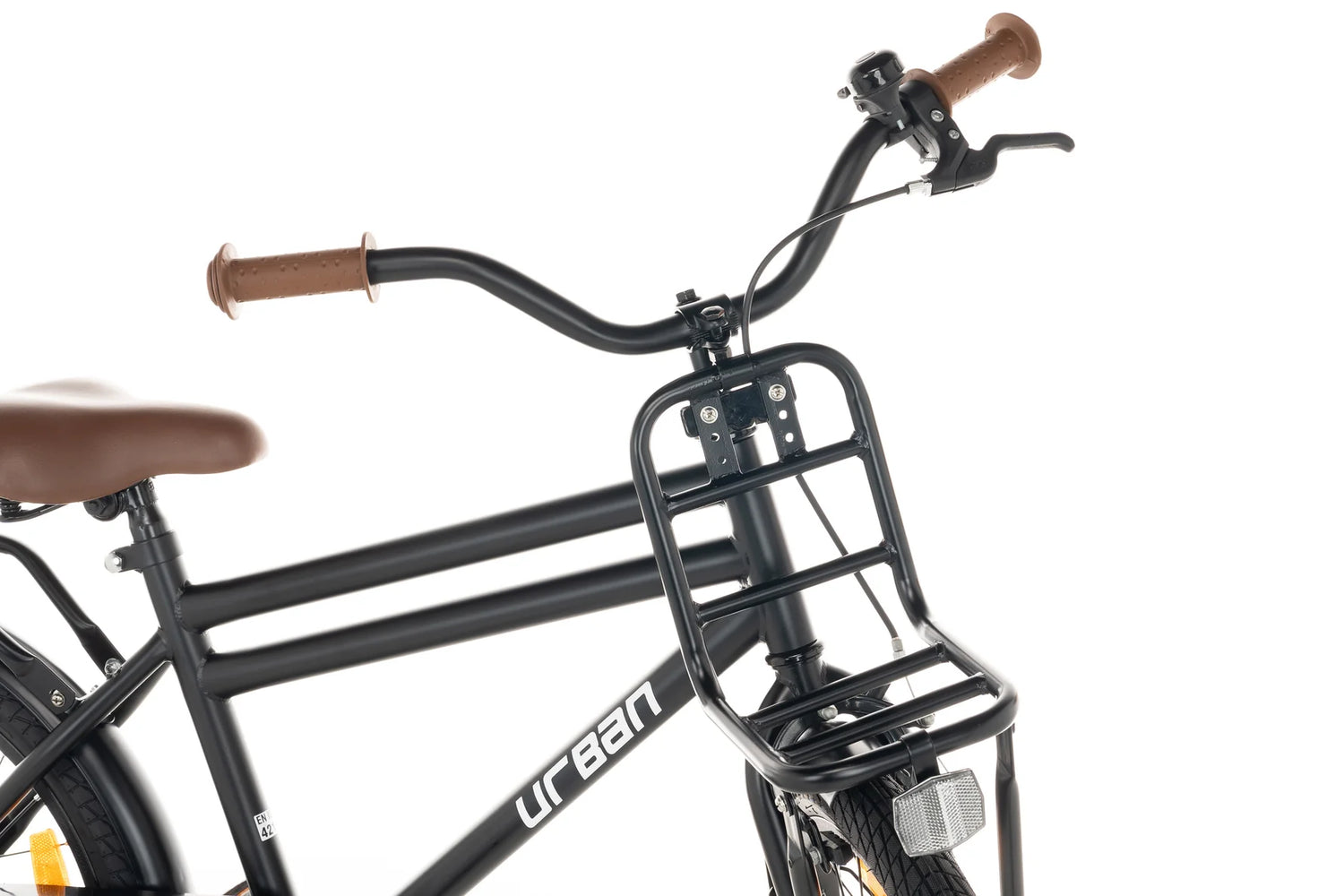 Cortego Urban Jungenfahrrad Matt-Schwarz 18 Zoll
