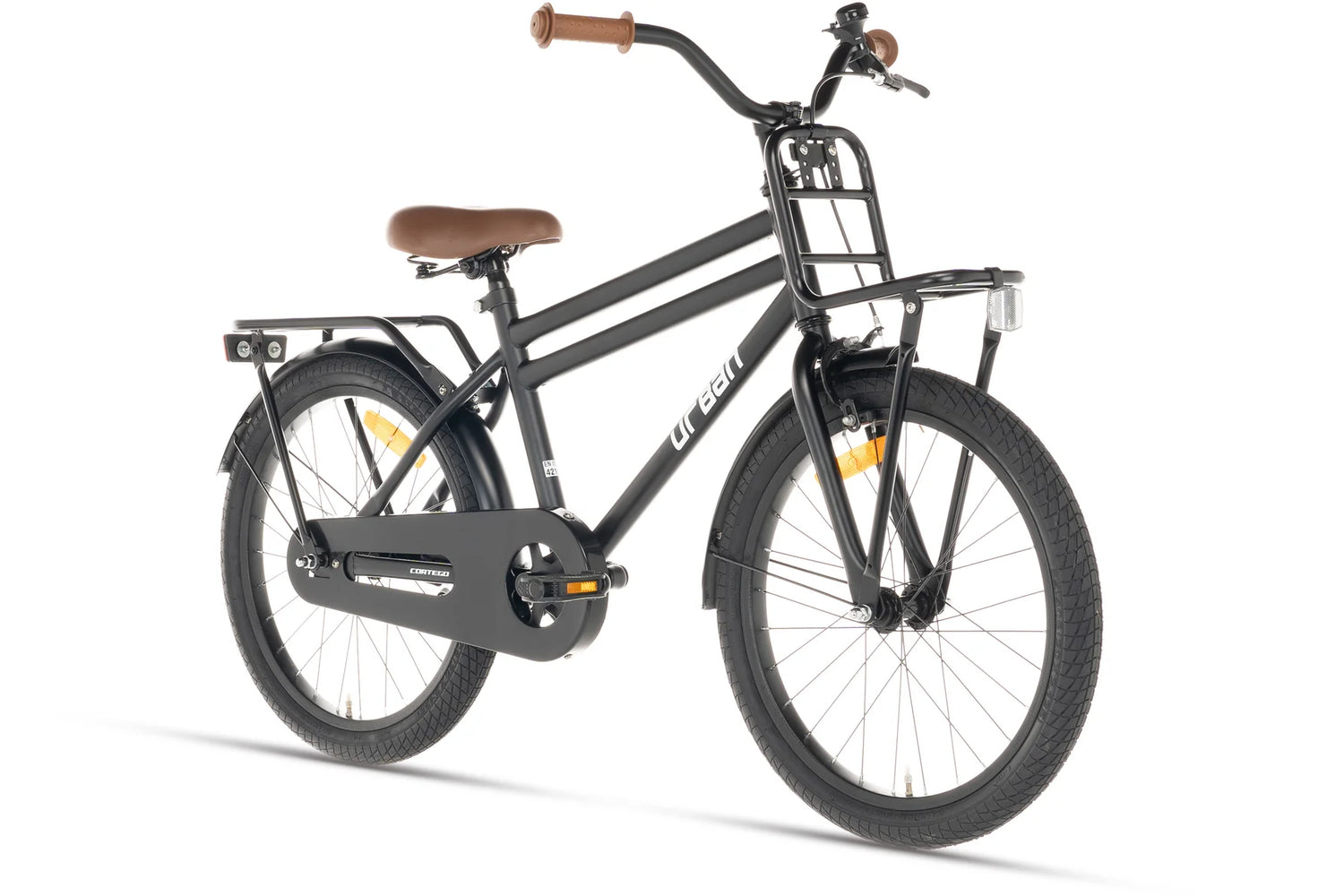 Cortego Urban Jungenfahrrad Matt-Schwarz 20 Zoll