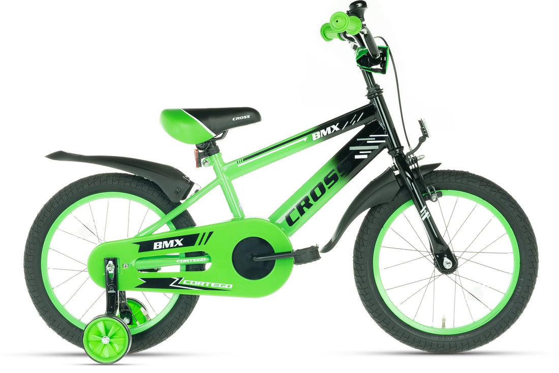 Cortego BMX Cross Jungenfahrrad Grün 16 Zoll