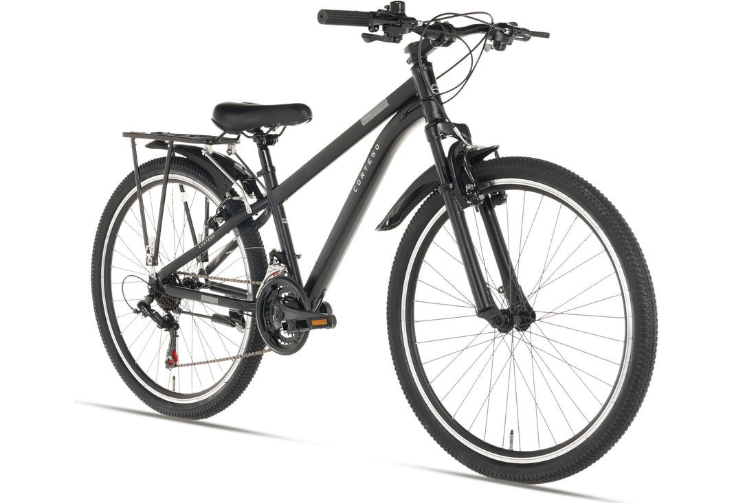 Cortego Ranger 21-speed plus Jungenfahrrad 24 Schwarz