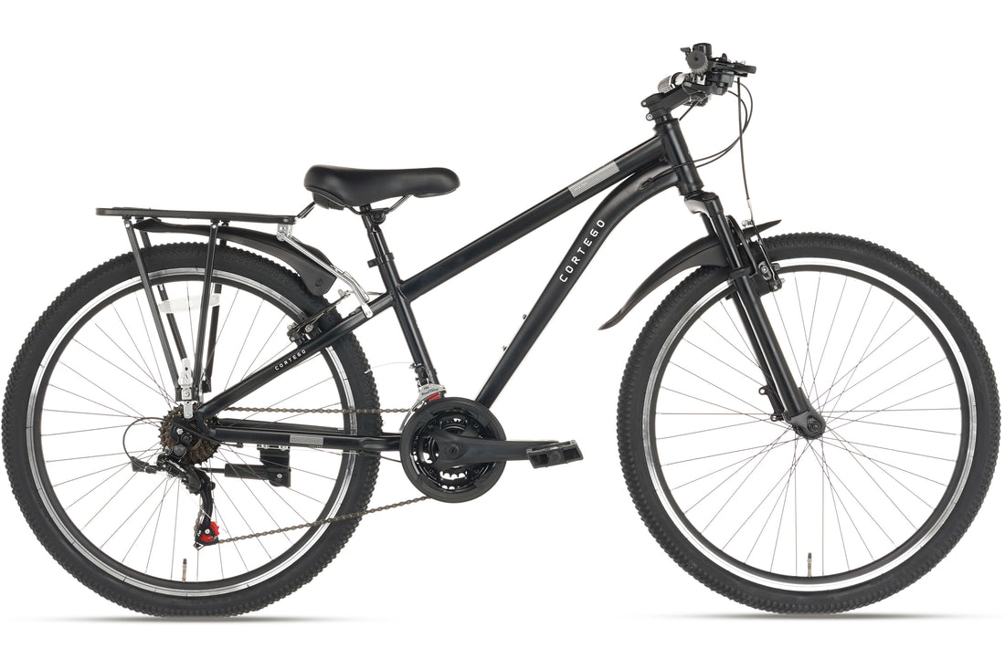 Cortego Ranger 21-speed plus Jungenfahrrad 24 Schwarz