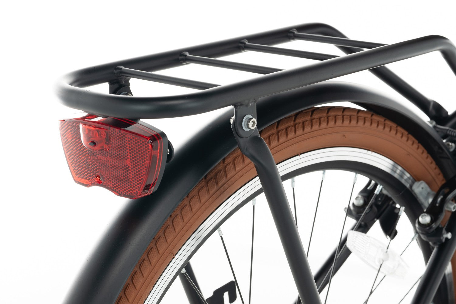 Cortego Transporter Mädchenfahrrad 24 Zoll – 7 Gänge – Schwarz