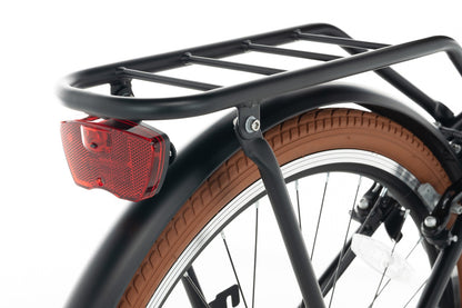 Cortego Transporter Mädchenfahrrad 24 Zoll – 7 Gänge – Schwarz