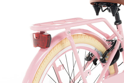 Cortego Transporter Mädchenfahrrad 22 Zoll - 7 Gänge - Rosa