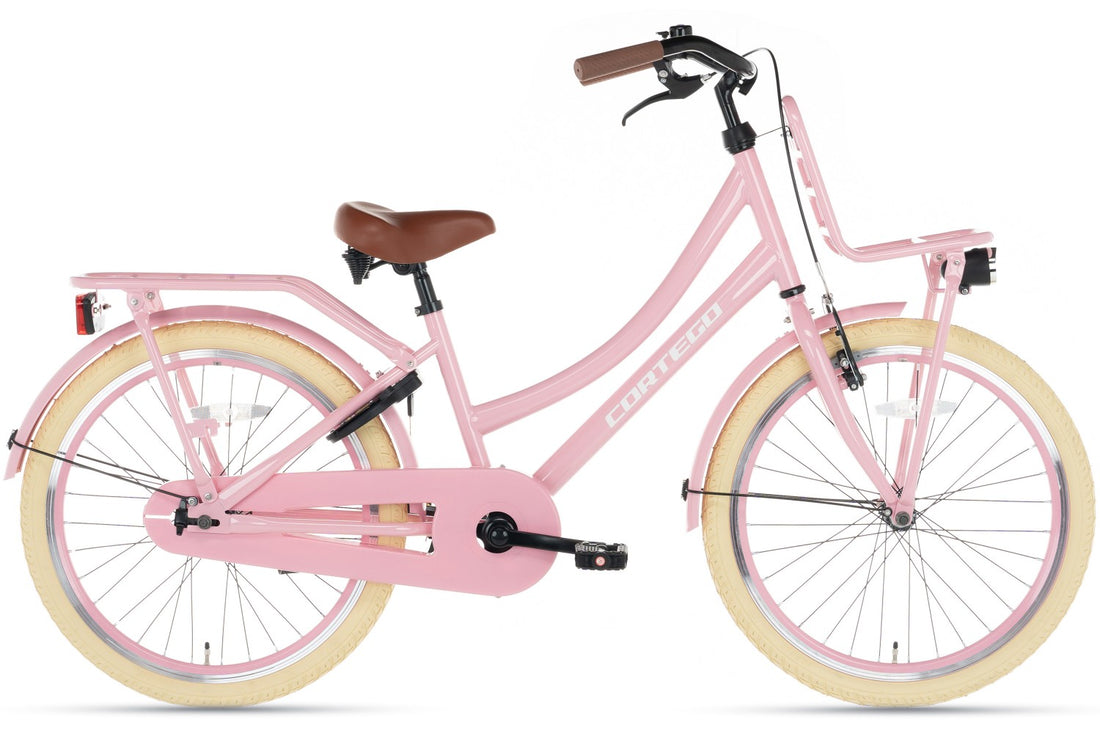 Cortego Transporter Mädchenfahrrad 22 Zoll Rosa