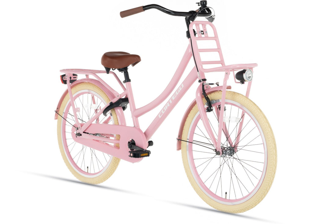 Cortego Transporter Mädchenfahrrad 22 Zoll Rosa