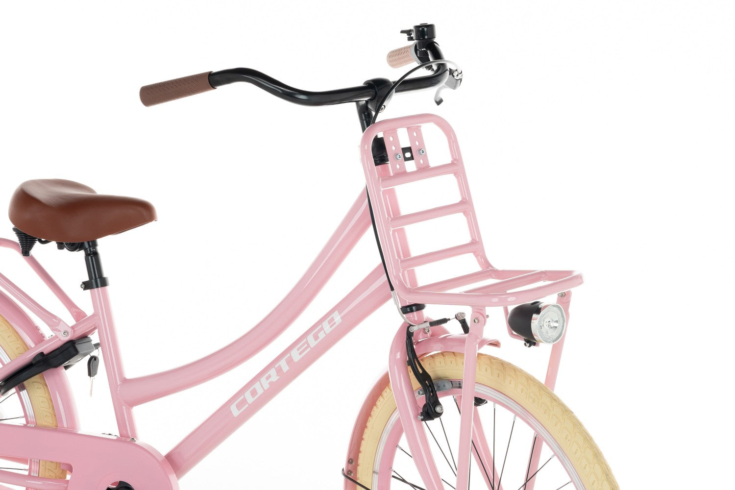 cooper kinderfahrrad Cortego Mädchenfahrrad 22 Zoll Rosa inkl. Vorderradträger