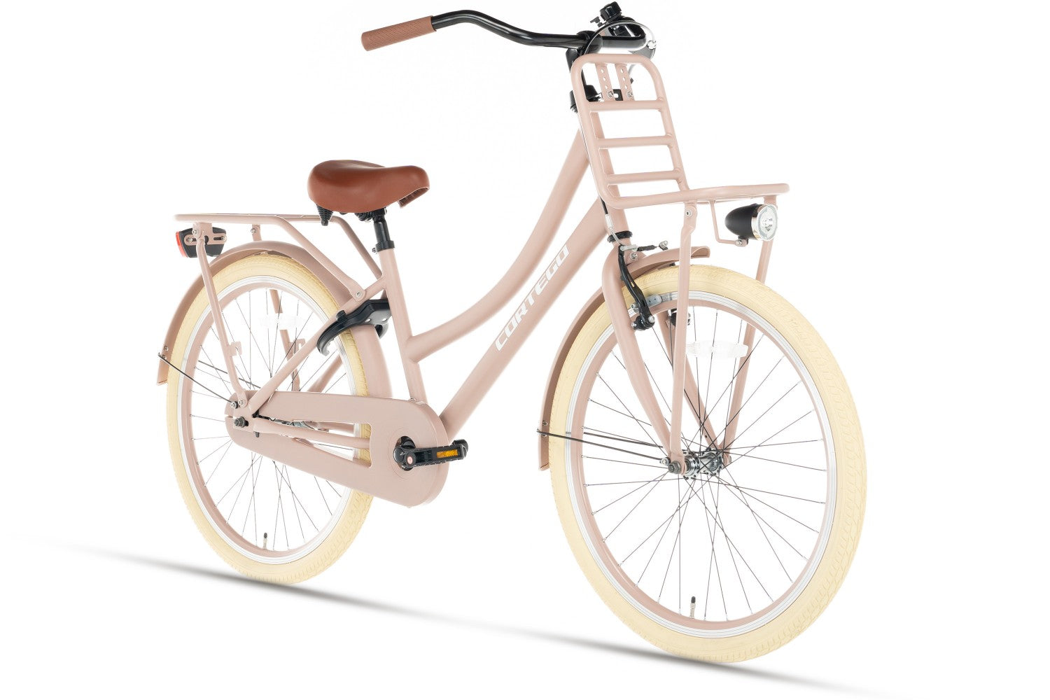 Cortego Transporter Mädchenfahrrad 24 Zoll Lachs