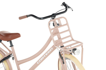 Cortego Transporter Mädchenfahrrad 24 Zoll Lachs