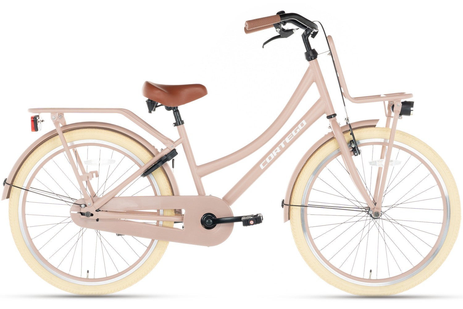 Cortego Transporter Mädchenfahrrad 24 Zoll Lachs