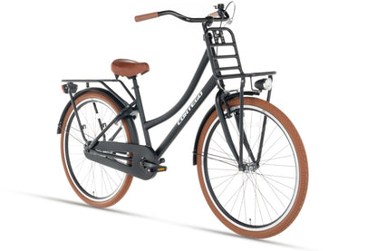 Cortego Transporter Mädchenfahrrad 24 Zoll Schwarz