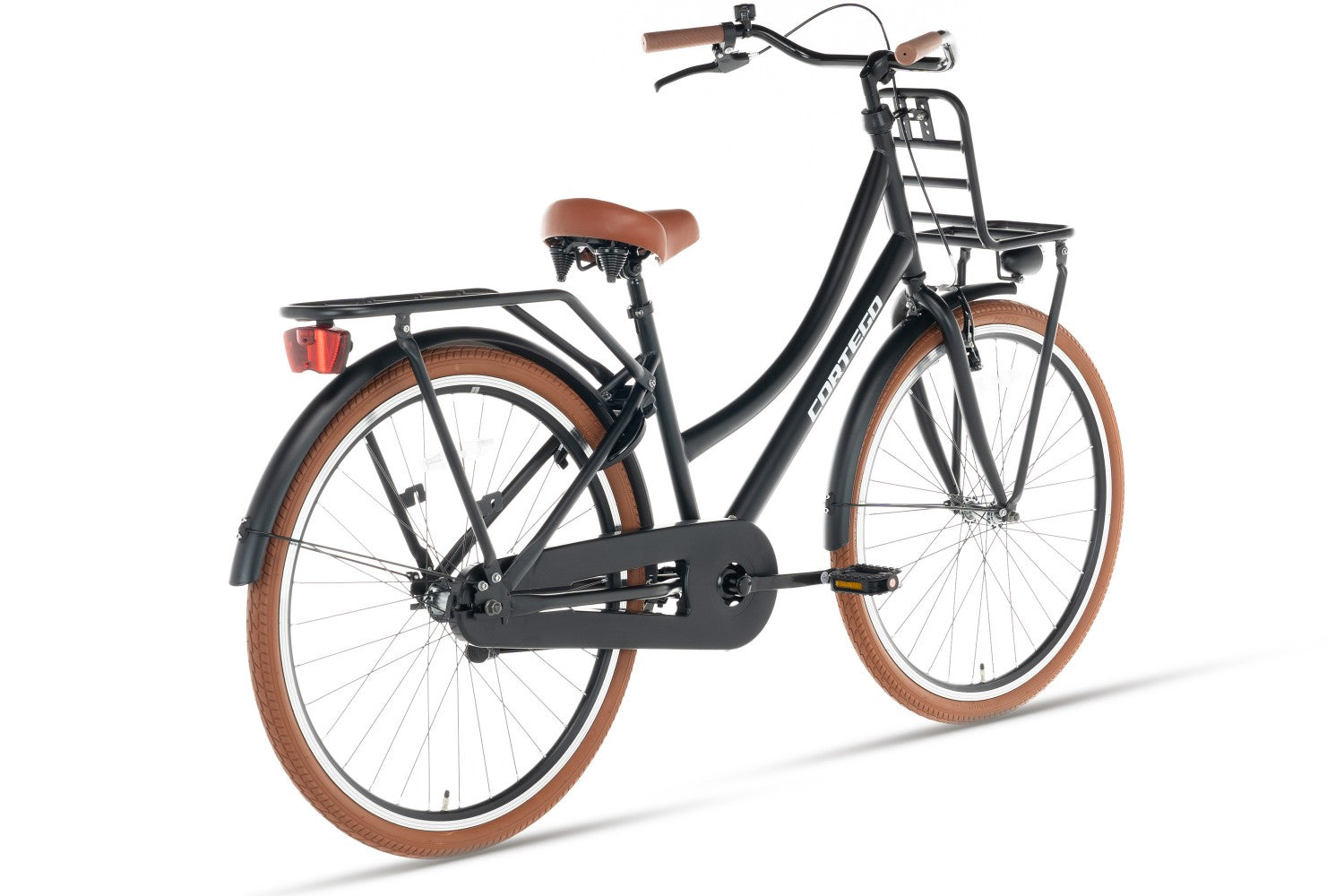 Cortego Transporter Mädchenfahrrad 24 Zoll Schwarz