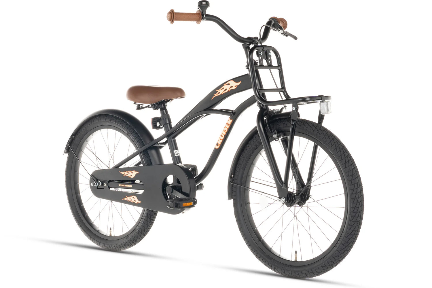 Cortego Cruiser Plus Jungenfahrrad Schwarz 22 Zoll