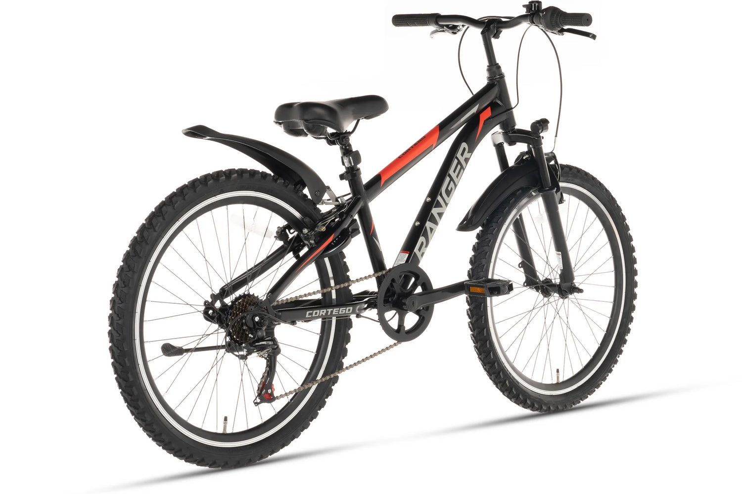 Cortego Ranger 7-speed Jungenfahrrad 24 Zoll Schwarz