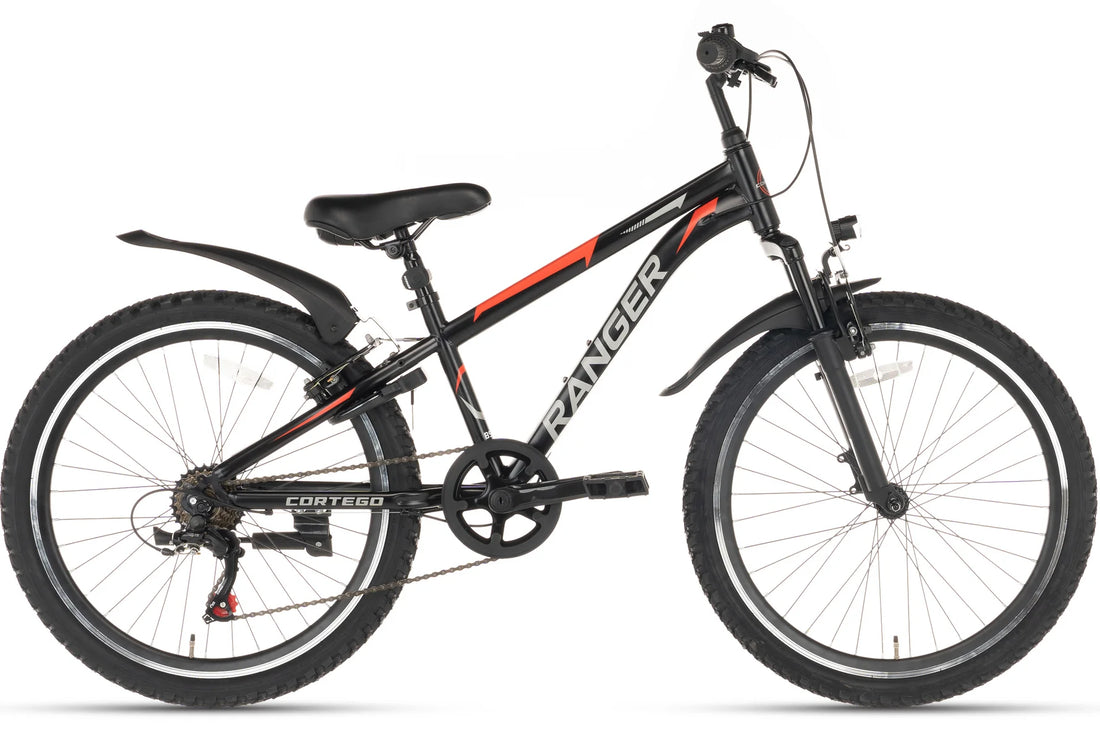 Cortego Ranger 7-speed Jungenfahrrad 24 Zoll Schwarz