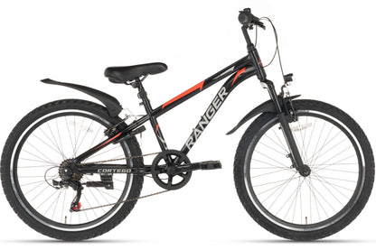 Cortego Ranger 7-speed Jungenfahrrad 24 Zoll Schwarz