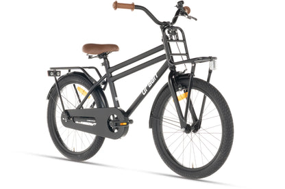 Cortego Urban Jungenfahrrad Matt-Schwarz 22 Zoll
